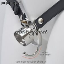 Small Stainless Steel Male Chastity Cage Wellness bound Belt Lock Devices - CN