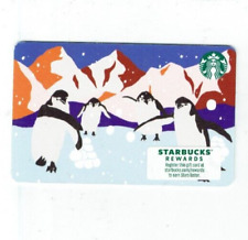 STARBUCKS Gift Card - Penguins - Christmas Holidays 2022 - Collectible -No Value