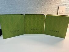 Authentic GUCCI Magnetic Green Gift Box, w/Ribbon, Dusting bag, Tissue and Cards