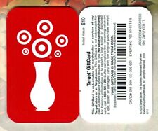TARGET Vase with Target Logo Flowers ( 2005 ) Gift Card ( $0 ) V2 - RARE