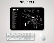 1911 Cleaning Mat With Breakdown Schematics Parts Diagram