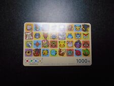 Pokemon Prepaid Gift Card Poke Toru Pikachu Vaporeon Sylveon Zapdos #2512 PLAY