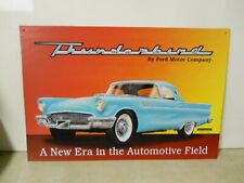 Ford Thunderbird New Era in the Automotive Field Metal Sign Garage Decor