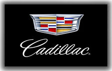 Cadillac Automotive Wall Decor Indoor Outdoor Banner 3x5ft 90x150cm Black Banner