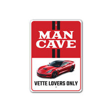 Vette Lovers Only Chevy Corvette Metal Sign Chevrolet Automotive Car Man Cave