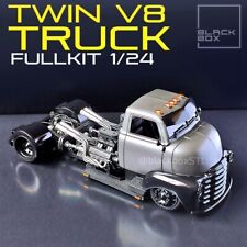 Vintage Style Twin V8 Cab Over Lowrider Custom Truck Resin model build kit