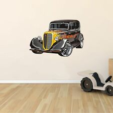 Removable Ford Hot Rod Automobile Decor Design Vinyl Home Wall Art Decal Sticker