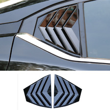 For Nissan Sentra 2020-2024 Bright Black Vent Window Scoop Louver Cover Trim