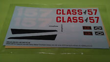 1957 Chevy Bel Air 1/25 waterslide decal sheet class of 57 bowtie license plate