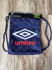 Brand New Umbro Soccer Athletic Carrysack Navy Blue 17” X 13”