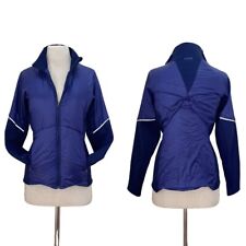 Athleta Blue Cozy Insulated Rock Creek Puffer Jacket Coat Size Medium