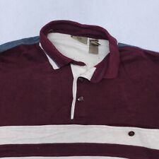 Apparel Zone Long Sleeve Pullover Sweatshirt Mens Size Medium M Maroon Gray