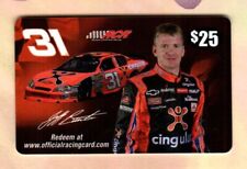 OFFICAL RACING Jeff Burton #31, NASCAR ( 2006 ) Gift Card ( $0 - NO VALUE )