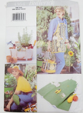 Butterick 4364 Garden Accessories Apron bag hat bucket cover Sewing Pattern