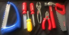 Kids Craftsman Pretend Play Tools Saw Plastic Toy Screwdriver Wrench Hammer Lot