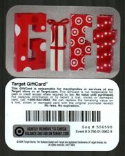 TARGET ( Glossy ) Stacked Boxes Spelling Gift ( 2007 ) Gift Card ( $0 ) V2