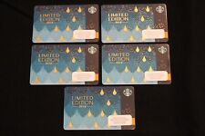 5 Starbucks Limited Edition Gift Cards - No Value