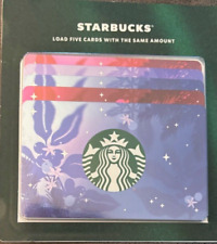 2023 STARBUCKS CHRISTMAS GIFT CARDS #6307 SET OF 5