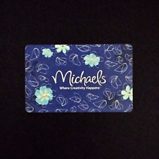 Michaels Flowers & Firefly 2011 NEW COLLECTIBLE GIFT CARD $0 #7083