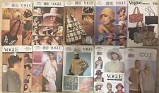 OOP Vogue Accessories Hats Bags Purses Handbags Sewing Pattern Misses You Pick