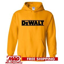 DEWALT GOLD HOODIE Tool Sweatshirt Garage Parts Car Construction Tools Drill