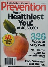 Prevention July 2017 Your Healthiest You Natural Beauty Product FREE SHIPPING sb