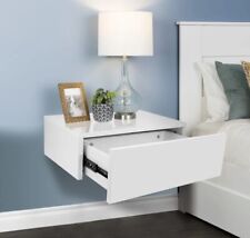 Modern Wall-Mounted Floating Bedside Table Nightstand Shelf w/ Drawer Furniture - Toronto - Canada