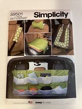 Simplicity 9501 Pattern Car Accessories BN BN **FREE SHIP