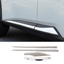 FOR Nissan Rogue 2021-2024 ABS CHROME SIDE DOOR BODY MOLDING TRIM 4pcs