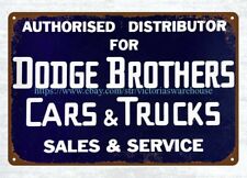 automotive BROTHERS CARS TRUCKS metal tin sign decorative wall decals
