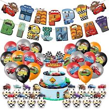 Disney Pixar Cars Theme Birthday Party Decorate Supplies Set US Stock