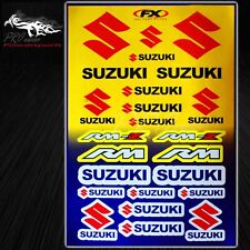 Automotive Sponsor Logo Decal Sticker Motorcycle/Dirt Bike/Helmet for Suzuki/RM