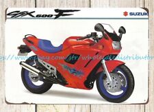 garage decor 1993 Motorcycle automotive mechanics GSF600F metal tin sign