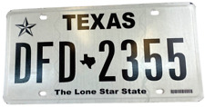 Vintage Texas 2012 Natural Auto License Plate Man Cave Garage Decor Collector