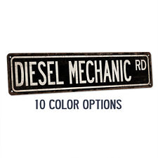 Diesel Mechanic Street Sign Automotive Auto Shop Garage Decor Truck 104180021021