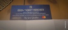 2024 NEW YORK YANKEES TICKET VOUCHER- 2 TICKETS TO A YANKEE HOME GAME!!🔥🔥