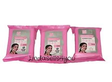 COLLAGEN Cleansing Cloths Face Wipes 3 Pack 25 Count Each 75 Total Global Beauty