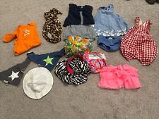 Baby Girl Clothes Lot 3-6 Months Lot Of 12 Items - Outfits, Swim Diaper, Gap,etc