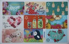 9 Walmart Gift Card Summer Mom Floral Toucan Pineapple Collectible Lot Set USA