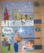 (2) Starbucks Gift Cards No Value 2003 City & 2005 Holiday