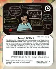 TARGET Teacher in Deep thought ( 2006 ) Gift Card ( $0 ) V2 - RARE