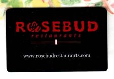 ROSEBUD RESTAURANT Collectible 2004 Gift Card ( $0 )
