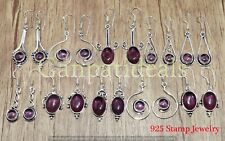 Amethyst Gemstone Earring 10pcs Lot 925 Sterling Silver Plated Handmade Jewelry