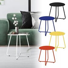 Choice of Small Round Metal Side Table Indoor/Outdoor Coffee Table