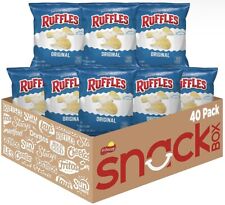 Ruffles Original (40 Pack - 1 Oz Bags) Tasty Snack Food FAST FREE USA BULK DEAL