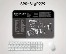 Sig P229 Cleaning Mat With Breakdown Schematics Parts Diagram