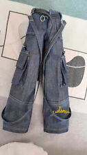 1/6 1/4 1/3 BJD Clothes Cargo Pants Jeans Wide Leg Trousers Cross Long Straps