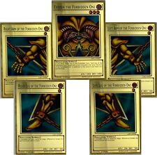 Exdoia The Forbidden One LART Full Set Gold Metal YuGiOh Card Collectible Gift