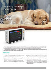 CMS1000VET Handheld Vital Signs Veterinary Patient Monitor 5Color LCD - CN"