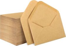 150 Pack Gift Card Envelopes, Brown Kraft Mini Card Envelopes, 4 x 2.75 Inches